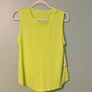 Aqua Bright Lime Muscle Tee